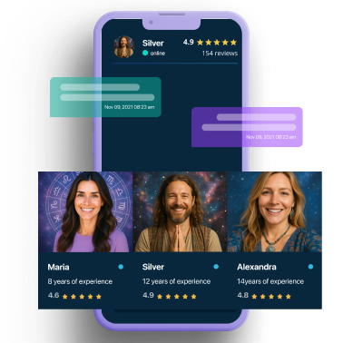 Cosmicorion app &mdash; advisors and reading types